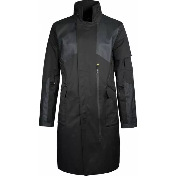 Adam Jensen Coat - Human Revolution Long Trench Real Leather Coat