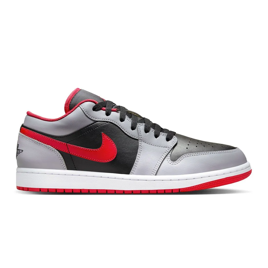 Air Jordan 1 Low Men (black / fire red-cement grey-white)