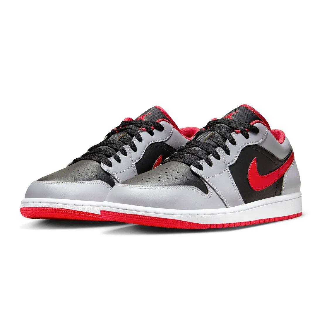 Air Jordan 1 Low Men (black / fire red-cement grey-white)