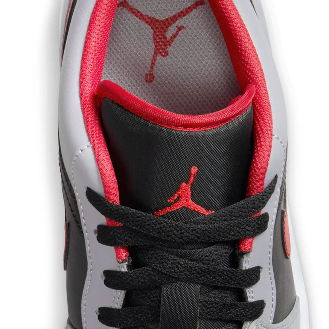 Air Jordan 1 Low Men (black / fire red-cement grey-white)