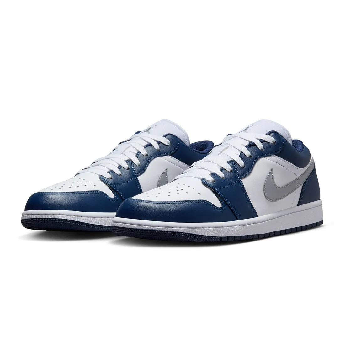 Air Jordan 1 Low Men (white / wolf grey-midnight navy)