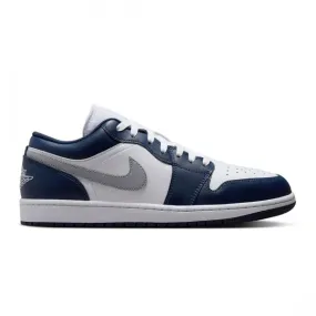 Air Jordan 1 Low Men (white / wolf grey-midnight navy)