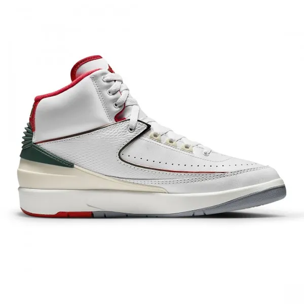 Air Jordan 2 Retro Men (white / fire red-fir-sail)