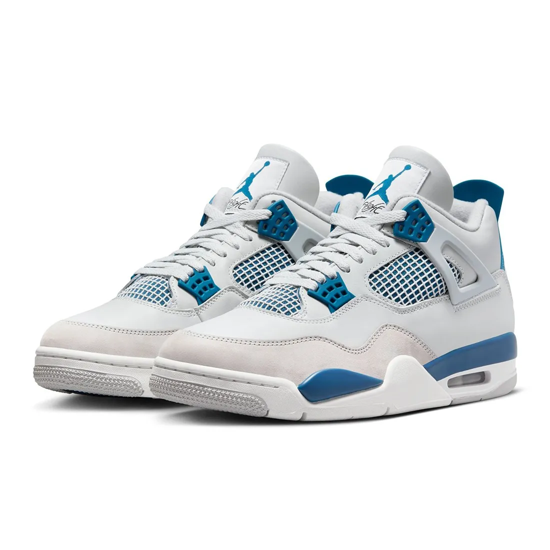 AIR JORDAN 4 RETRO Men (off white / military blue-neutral grey)