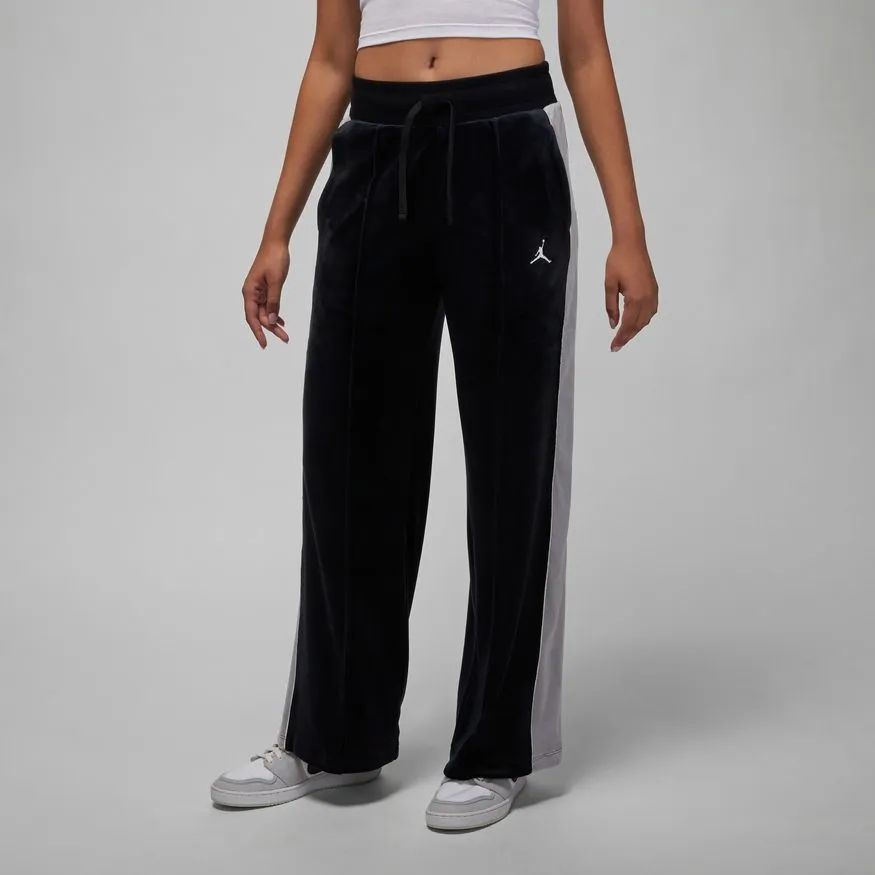 Air Jordan Women's Black Velour Pants