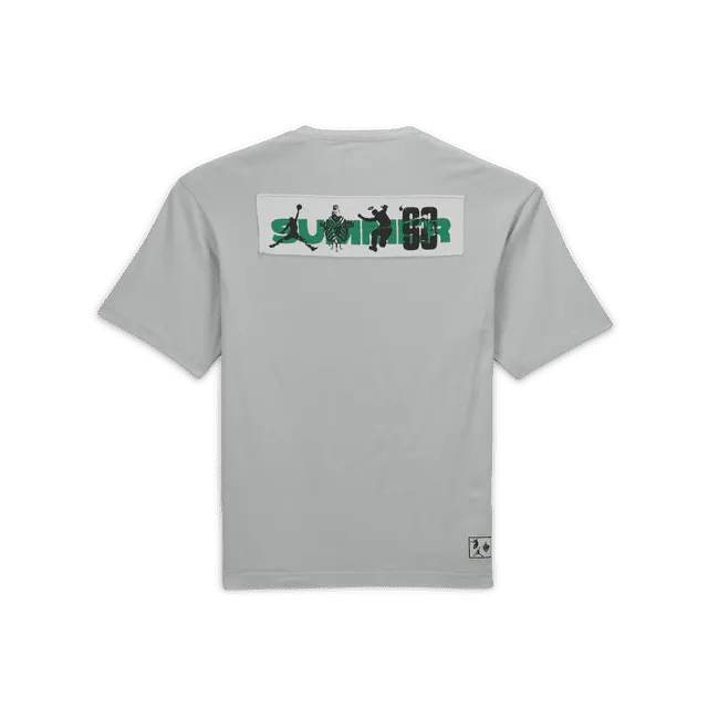 AIR JORDAN X UNION X BEPHIES BEAUTY SUPPLY T-SHIRT - GREY FOG/PHOTON DUST/STADIUM GREEN/BLACK