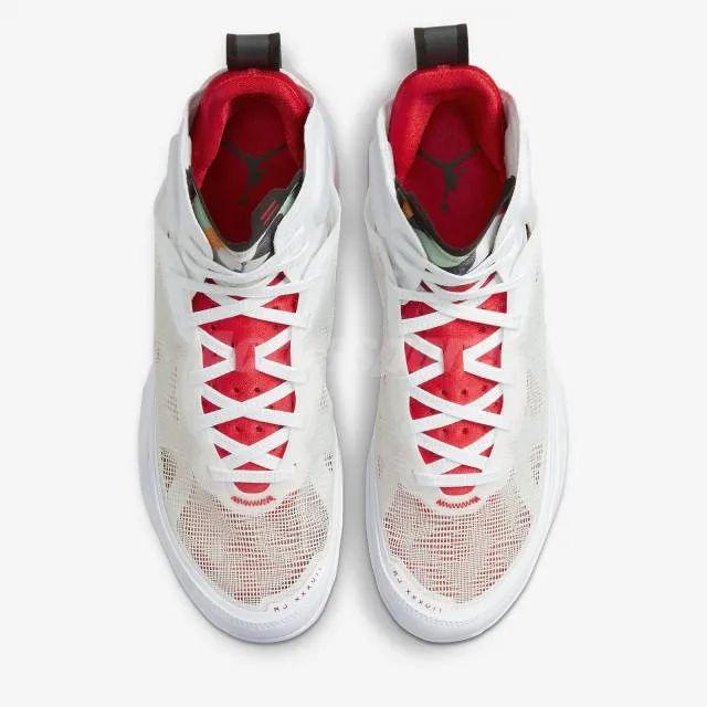 Air Jordan XXXVII PF 37 Hare White Red Men Basketball Sh...