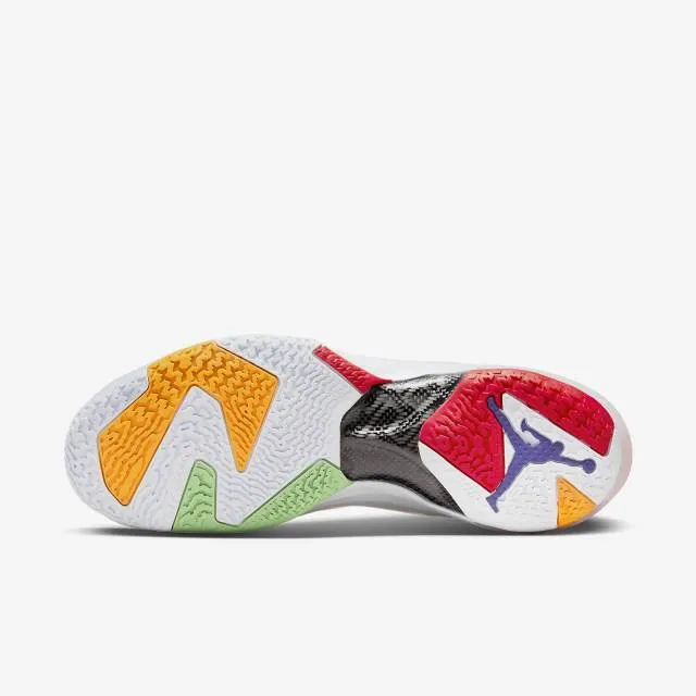 Air Jordan XXXVII PF 37 Hare White Red Men Basketball Sh...