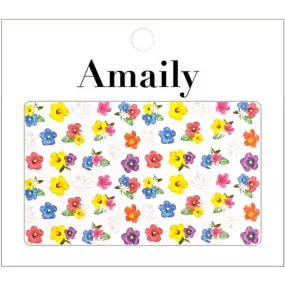 Amaily Japanese Nail Art Sticker / Summer Flowers