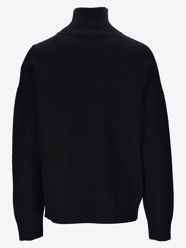 Ami de cur funnel neck sweater