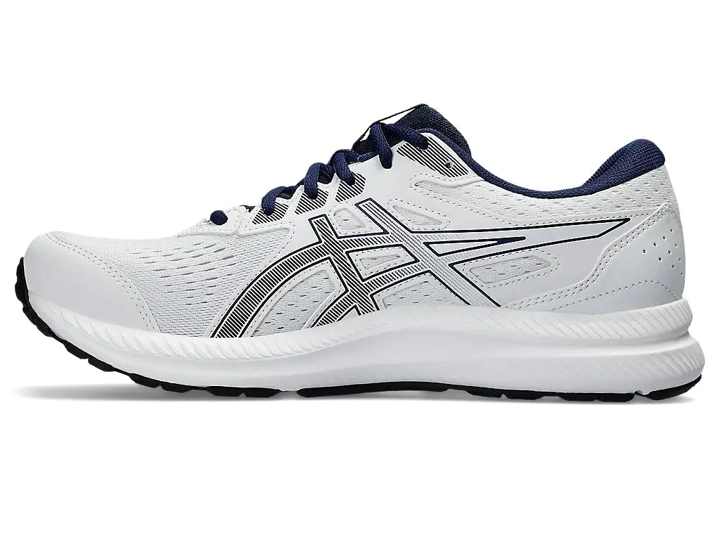 ASICS MEN'S GEL CONTEND 8 WHITE/BLUE