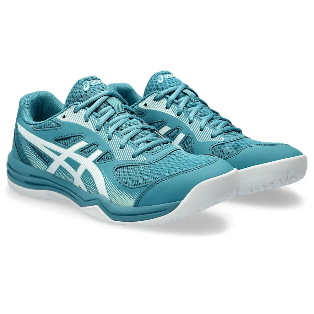 ASICS Men's Upcourt 5 Badminton Shoe (Blue Teal/White)