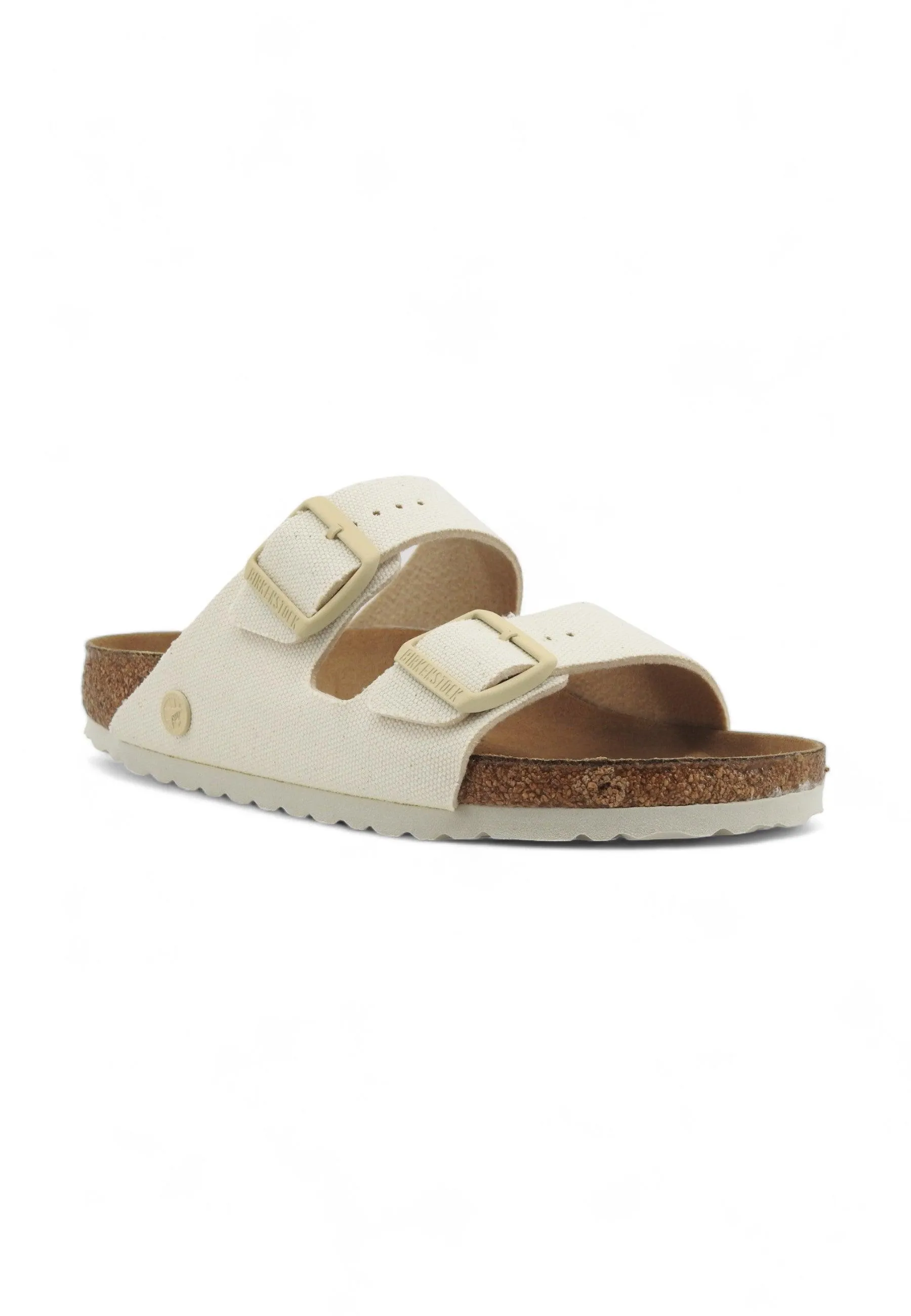 BIRKENSTOCK Arizona Ciabatta Donna Vegan Canvas Eggshell 1022679