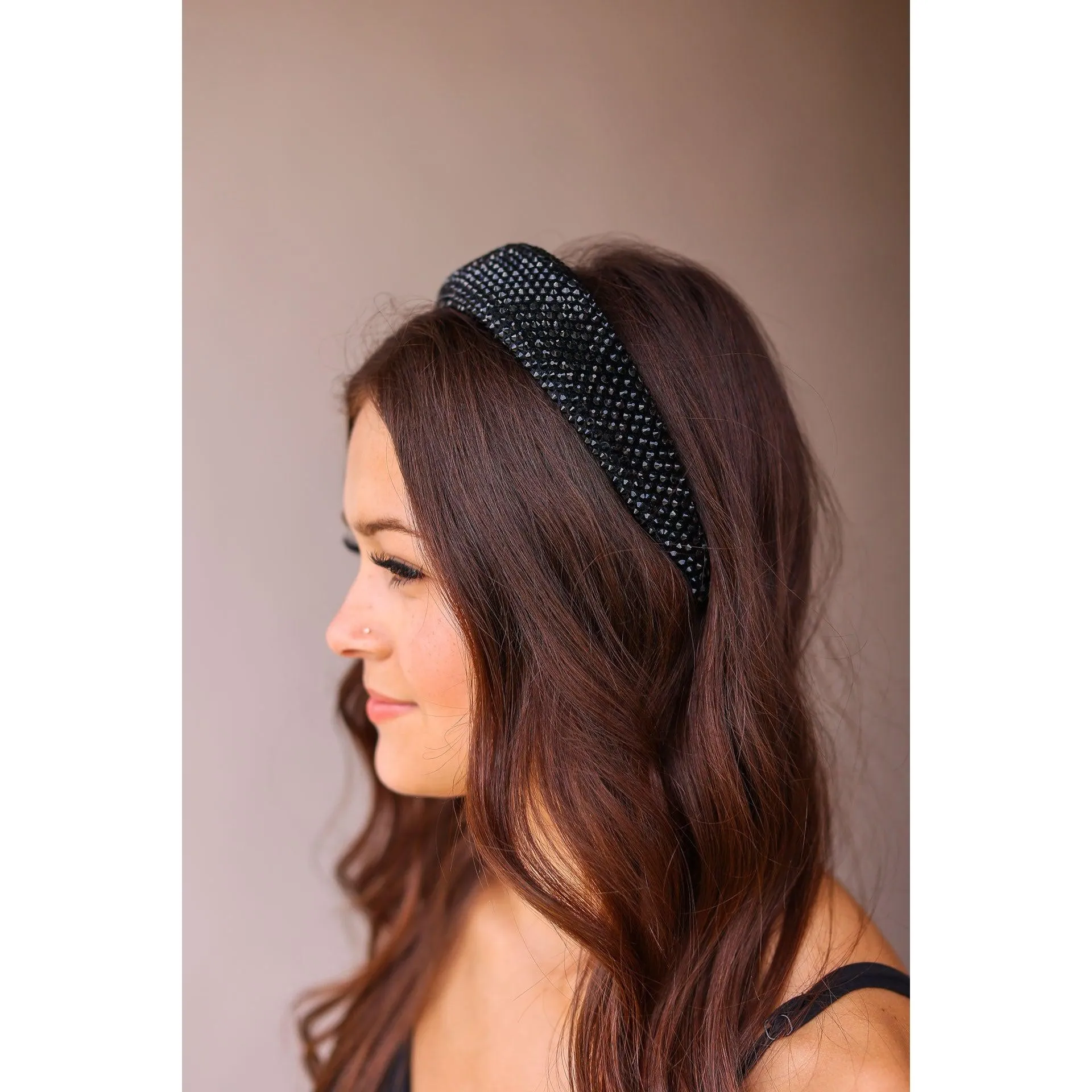 Black Bling Headband