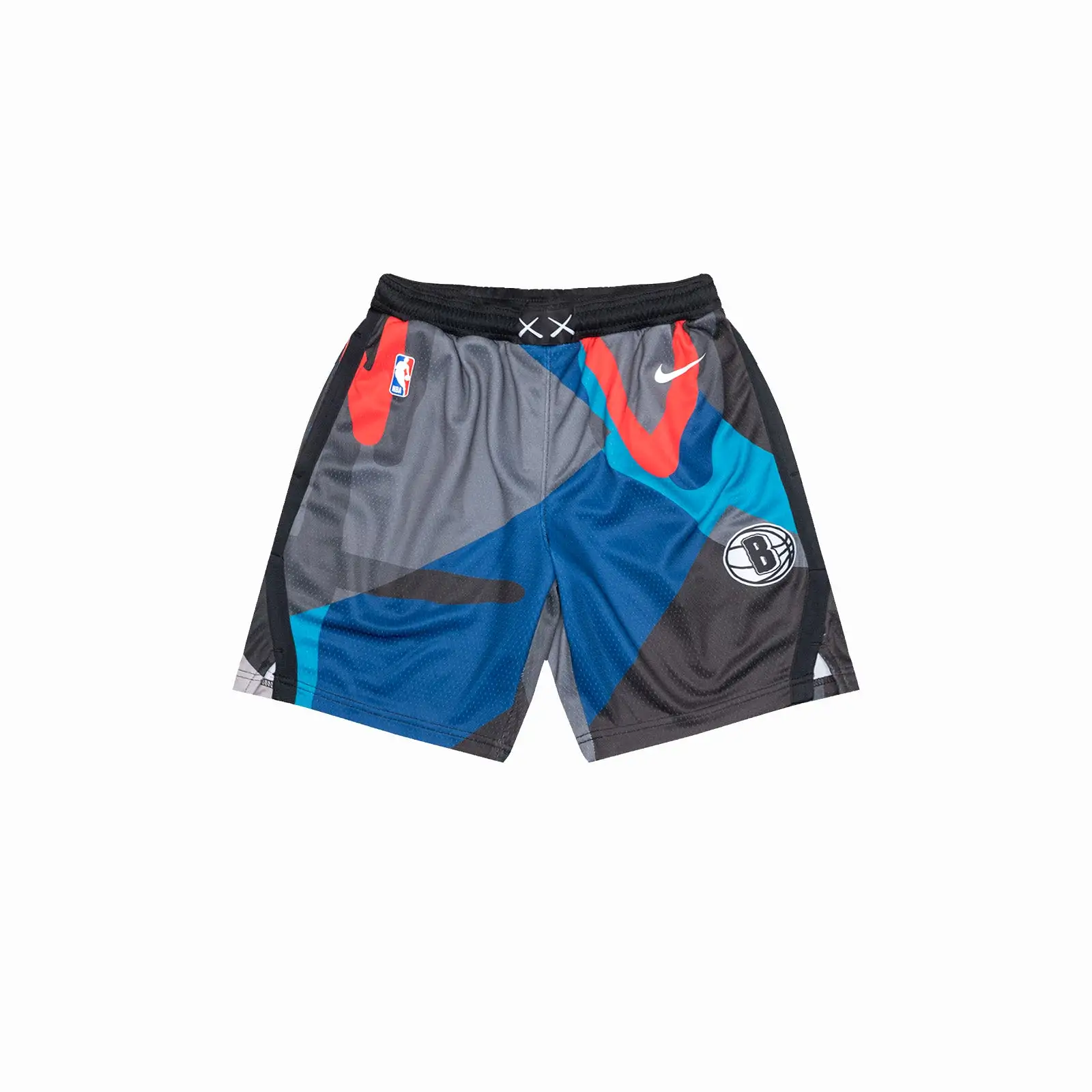 Brooklyn Nets 2024 City Edition Youth Swingman Shorts - Black