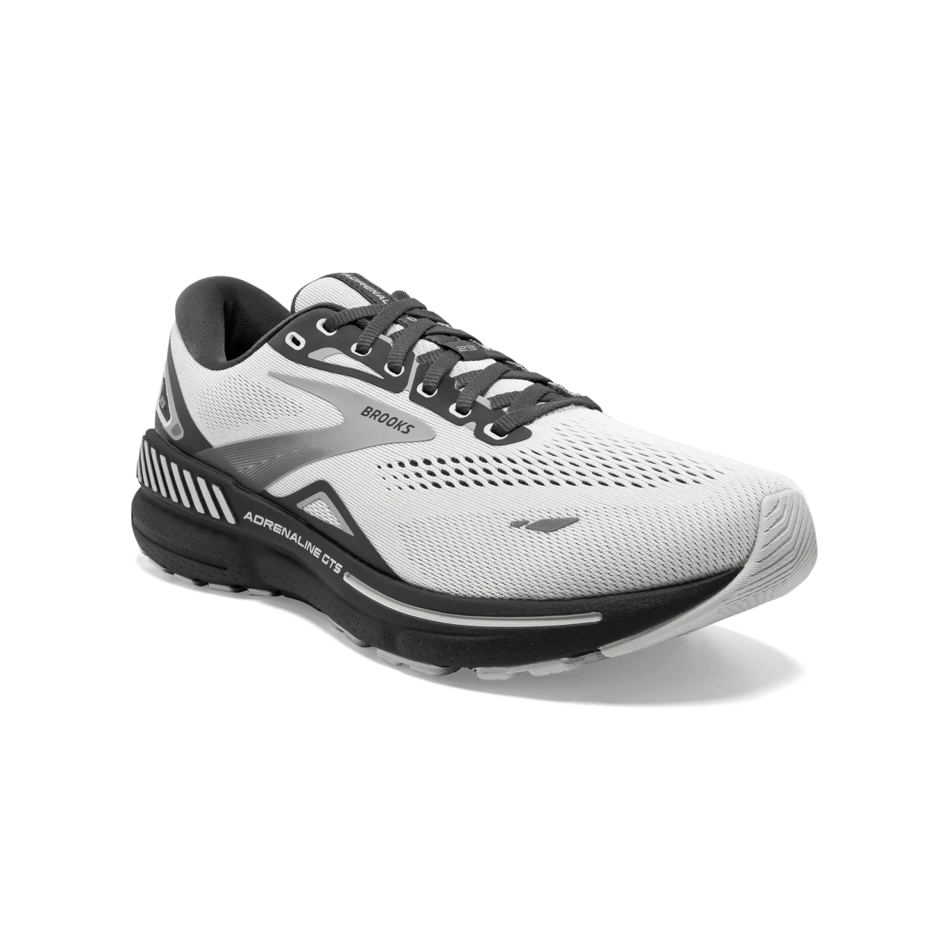 Brooks Adrenaline GTS 23 (4E Width) - Oyster/Ebony/Alloy (Mens)