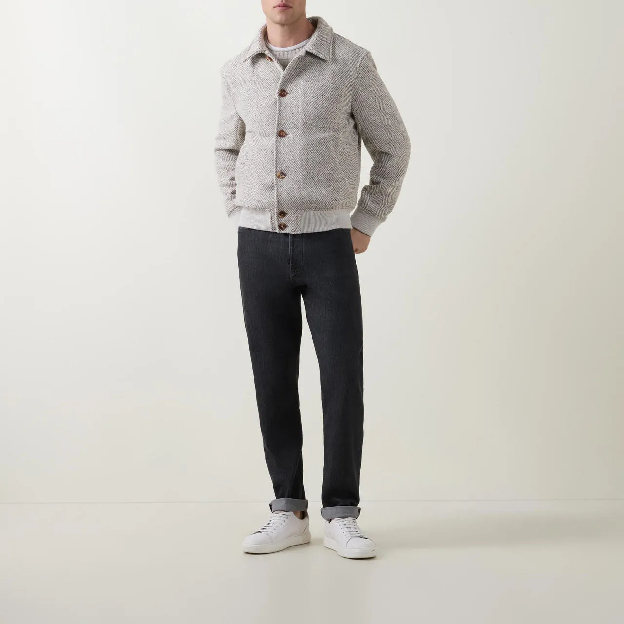 BRUNELLO CUCINELLI Five-Pocket Jeans - Grey