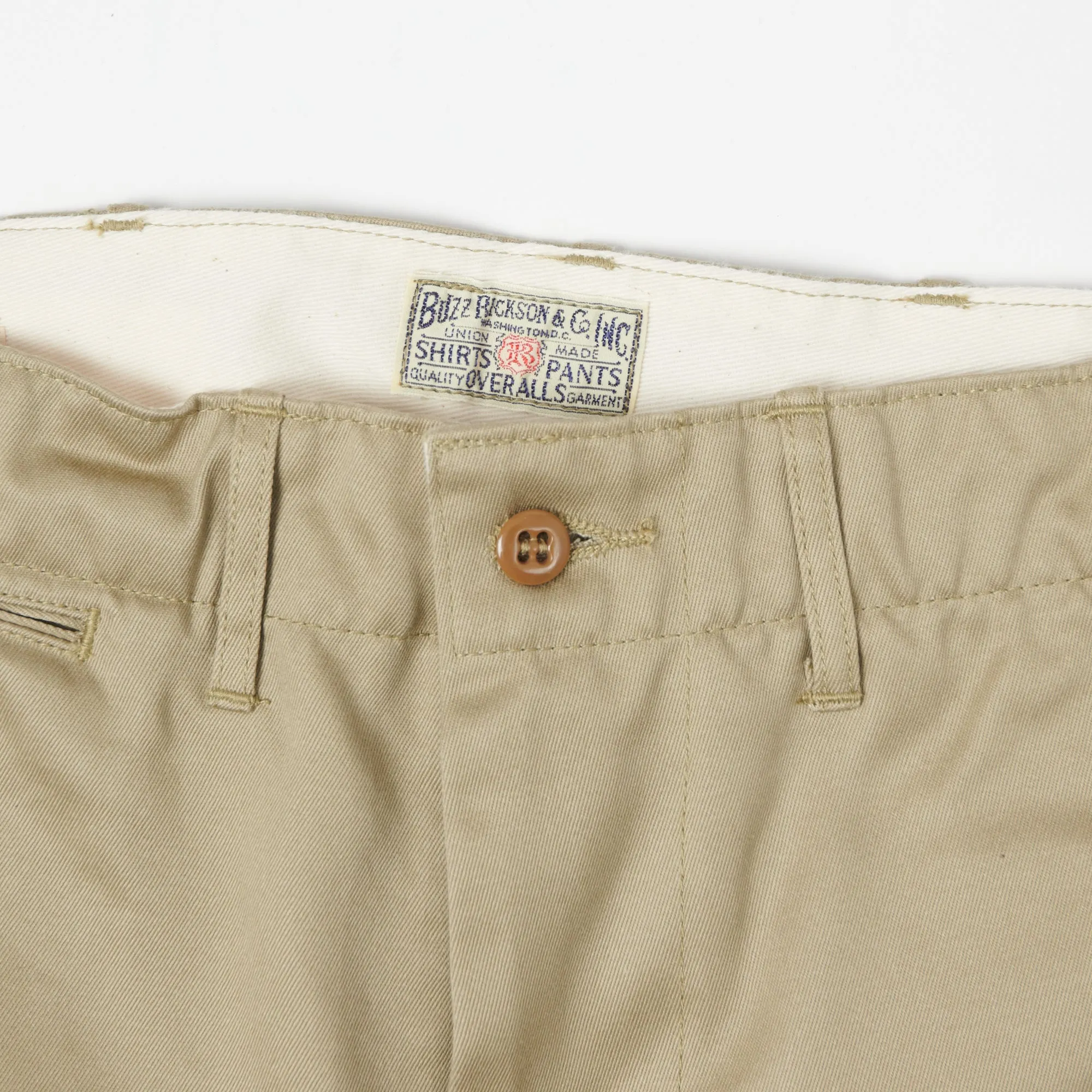 Buzz Rickson's Original-Spec. Chino Short - Khaki