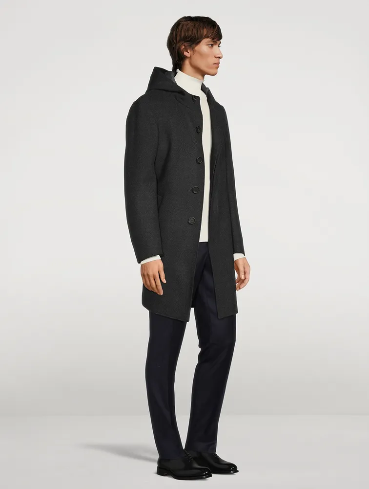 CANALI Wool Padded Coat