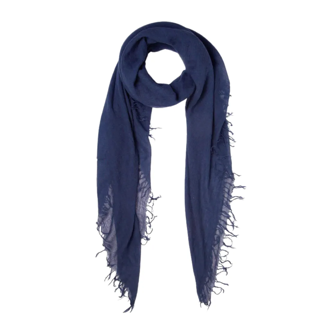 Chan Luu Cashmere & Silk Scarf Medieval Blue