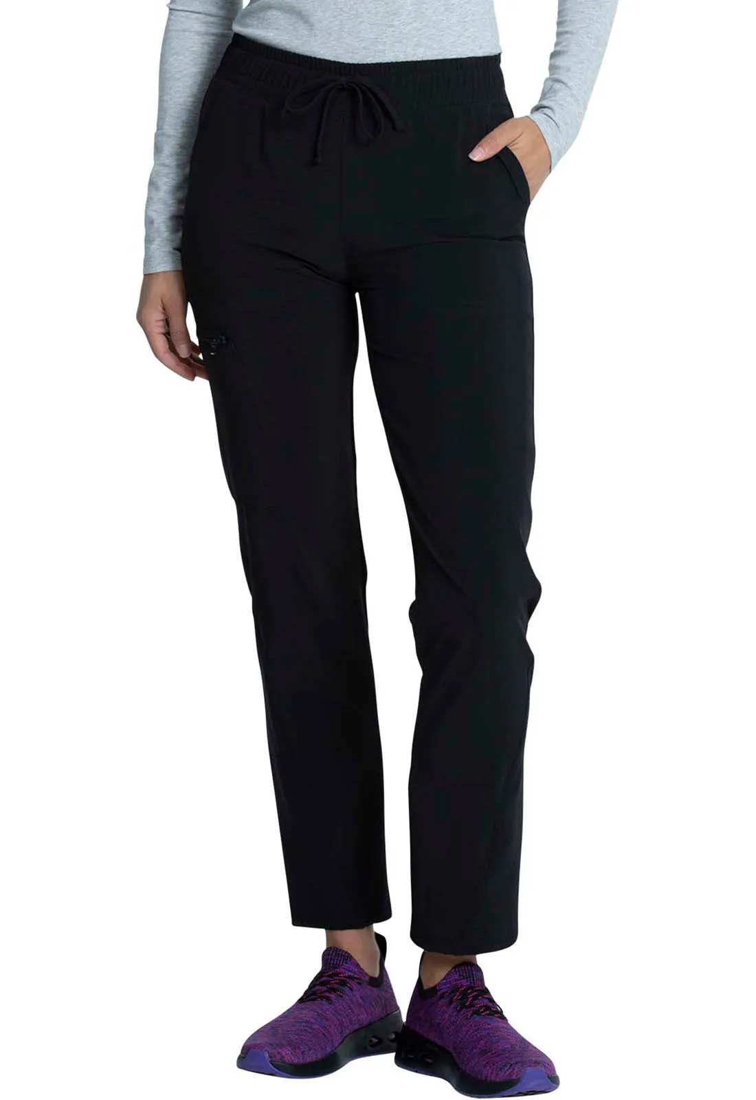 (CKA184) Allura Mid-Rise Tapered Leg Pant