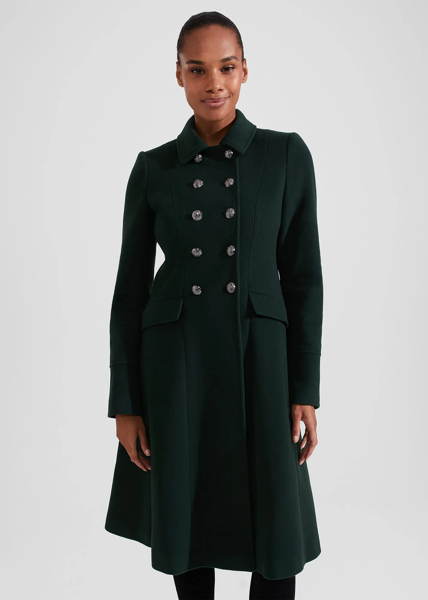 Clarisse Wool Blend Coat 