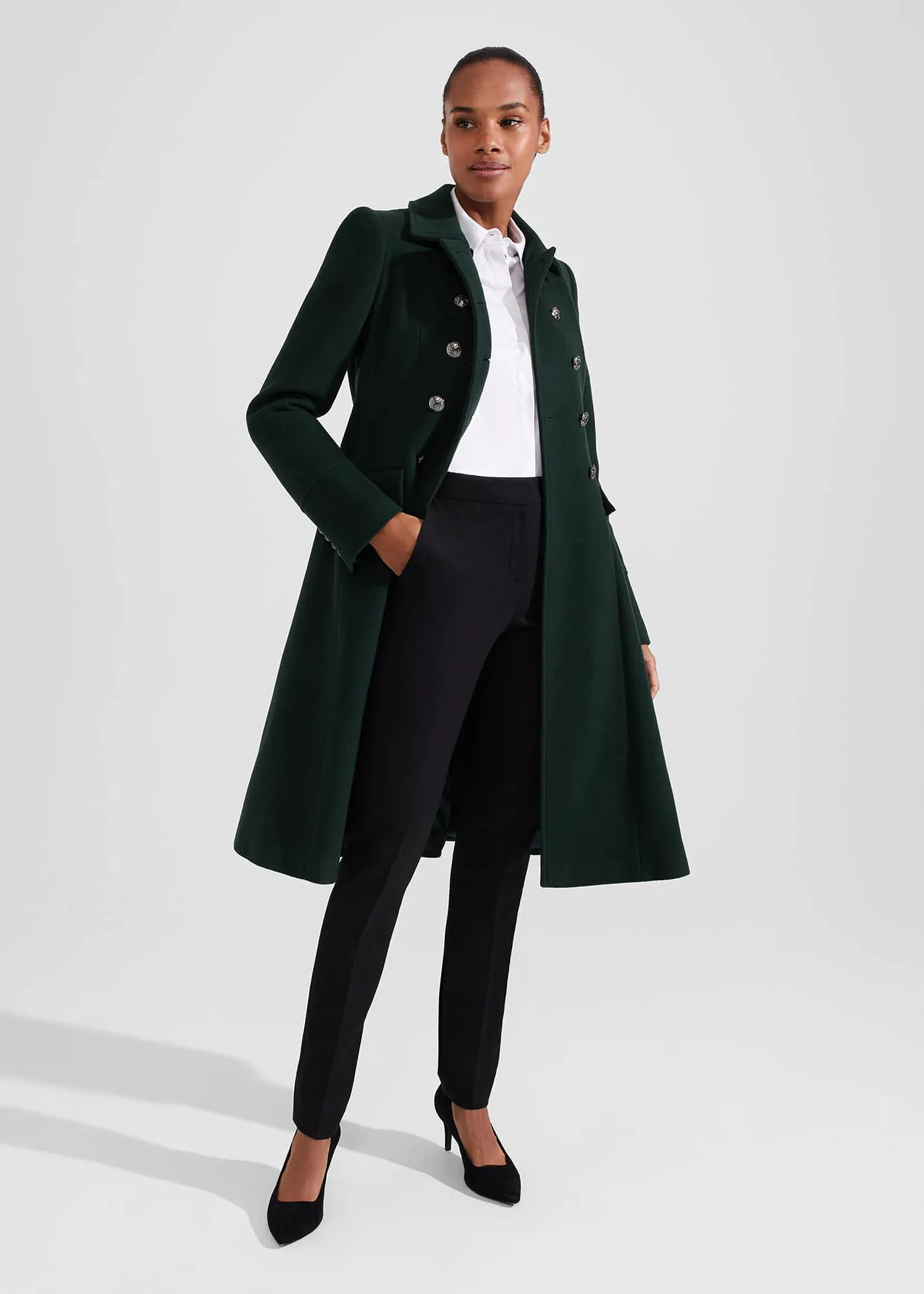 Clarisse Wool Blend Coat 