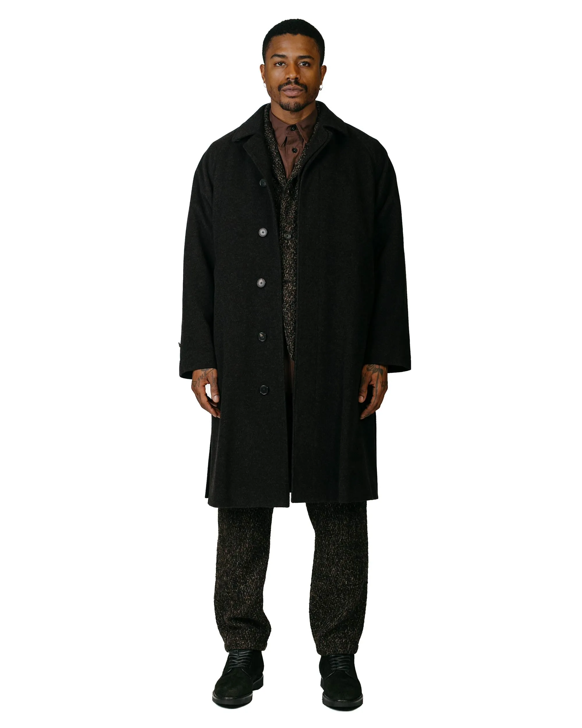 Cohérence Ruiz Mosser Jersey Over Coat Brown