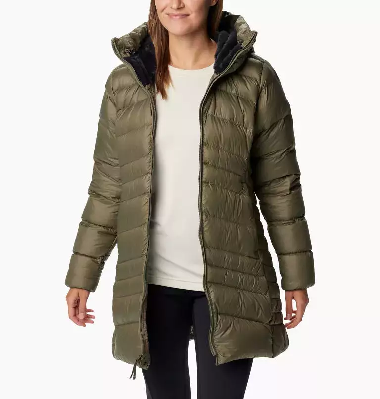 Columbia Women's Autumn Park Down Hooded Mid Jacket