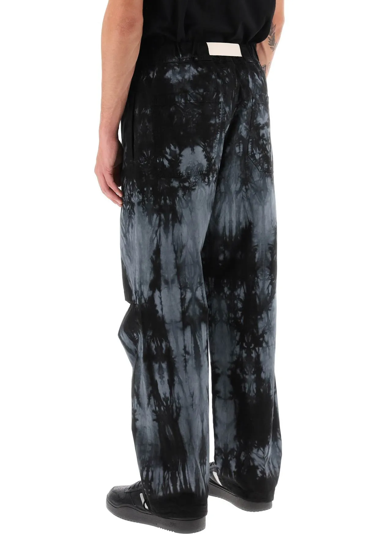 Darkpark jordan tie-dye pants MTR09 FAP01W2 BLACK GREY