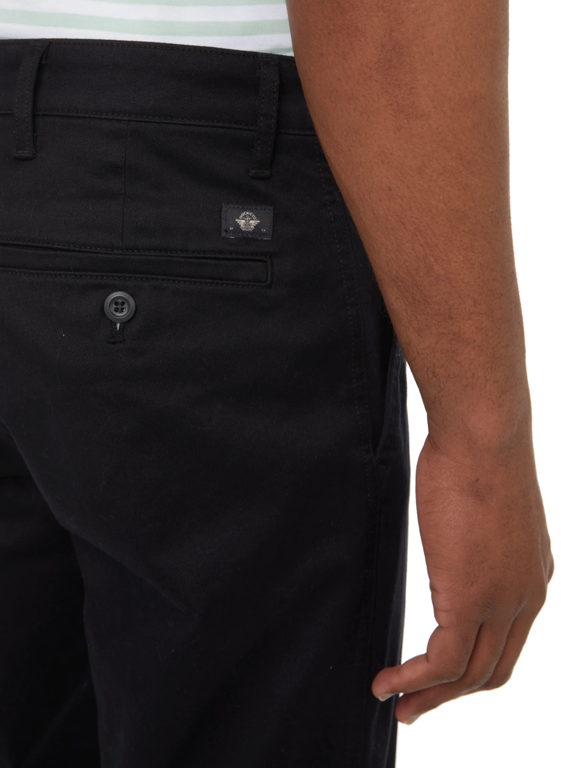 DOCKERS  ORIGINAL CHINO OPP SLIM - Black