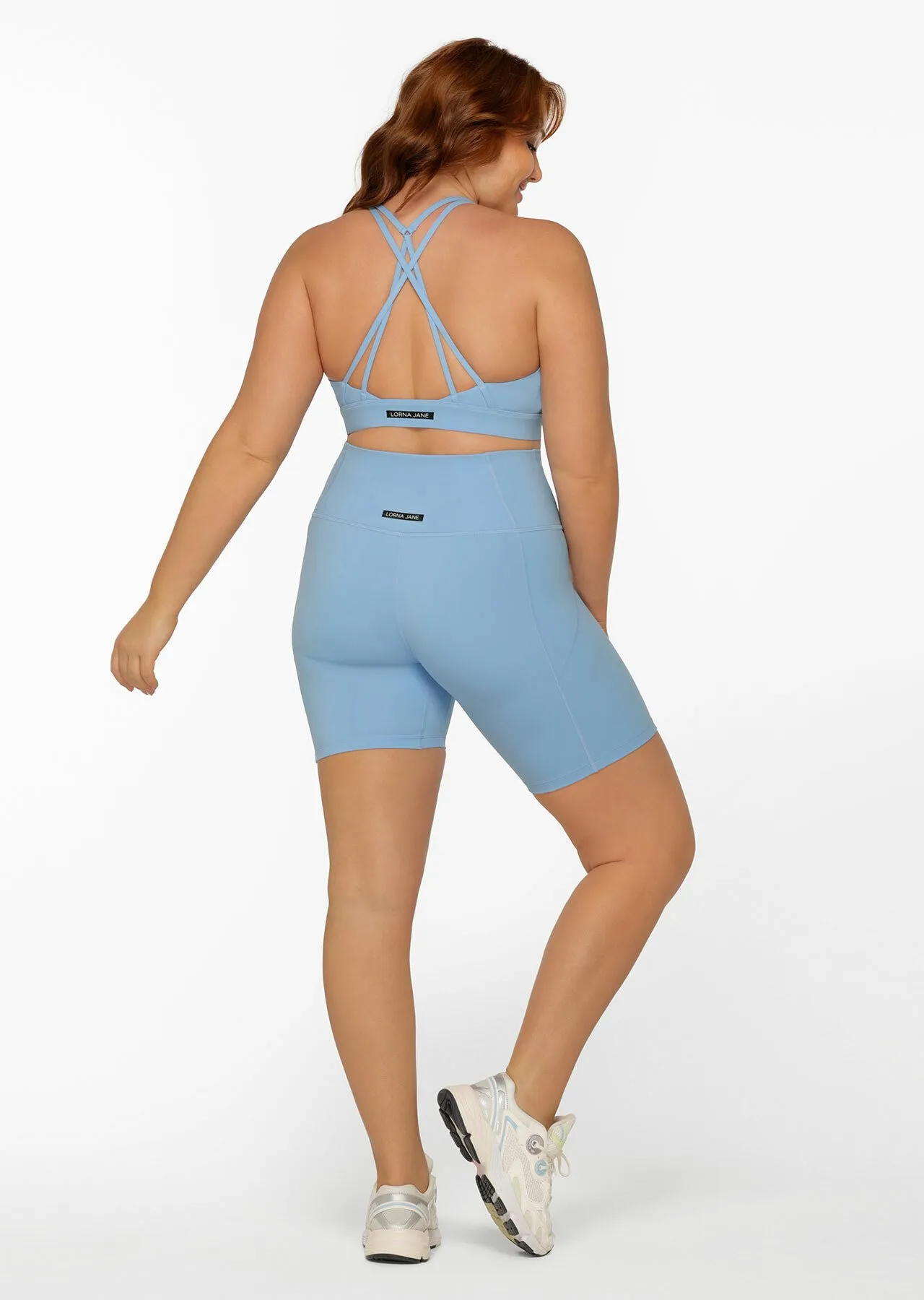 Down Time Bike Short | Blue | Sale | Lorna Jane Australia