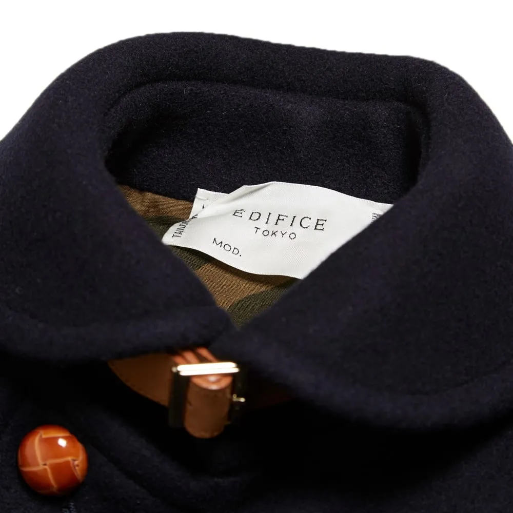 Edifice Melton Shawl Collar CoatNavy