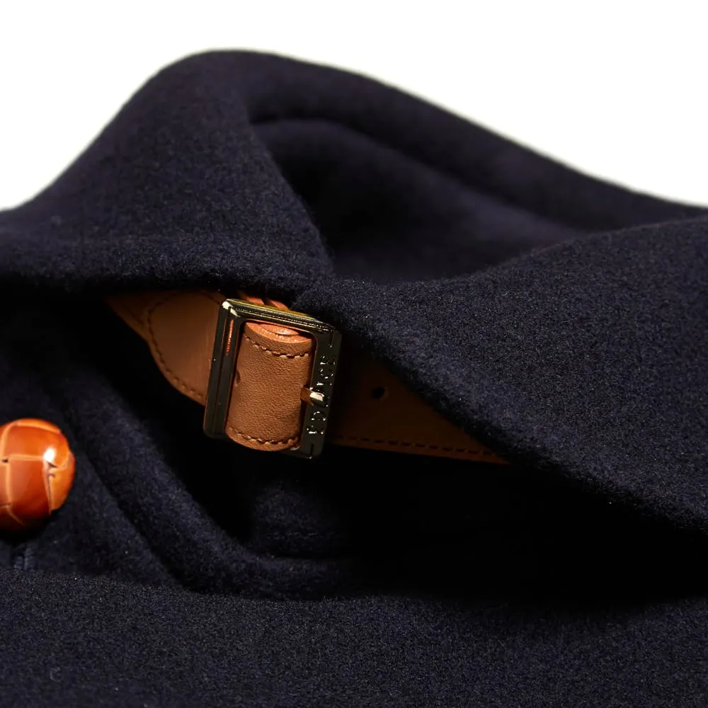 Edifice Melton Shawl Collar CoatNavy