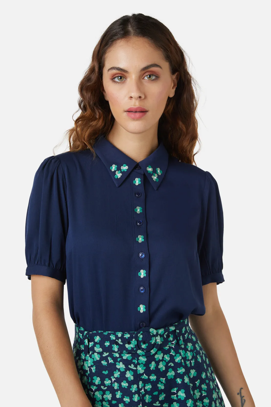 Fleur Embroidered Blouse