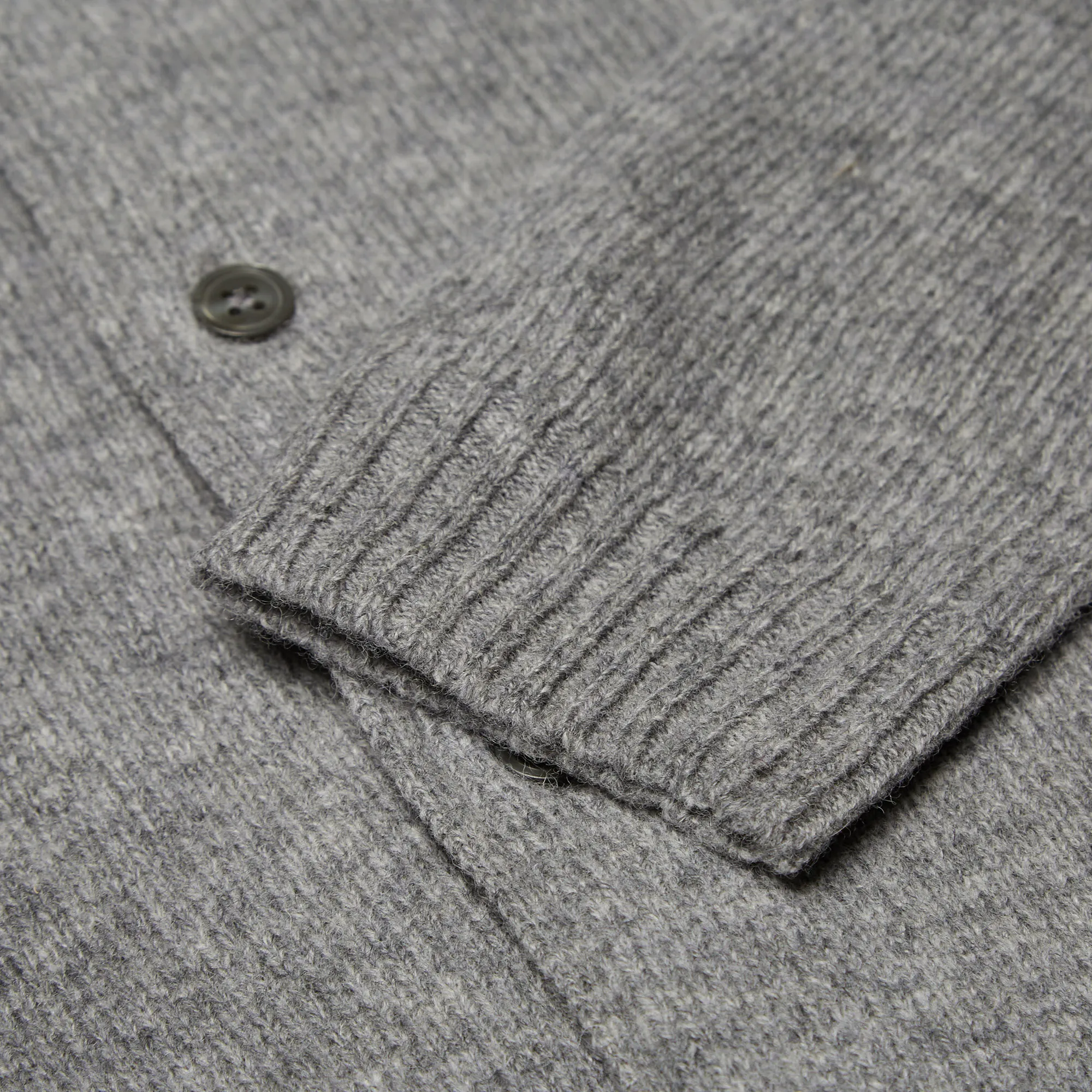 GANT Rugger Five Button CardiganLight Grey