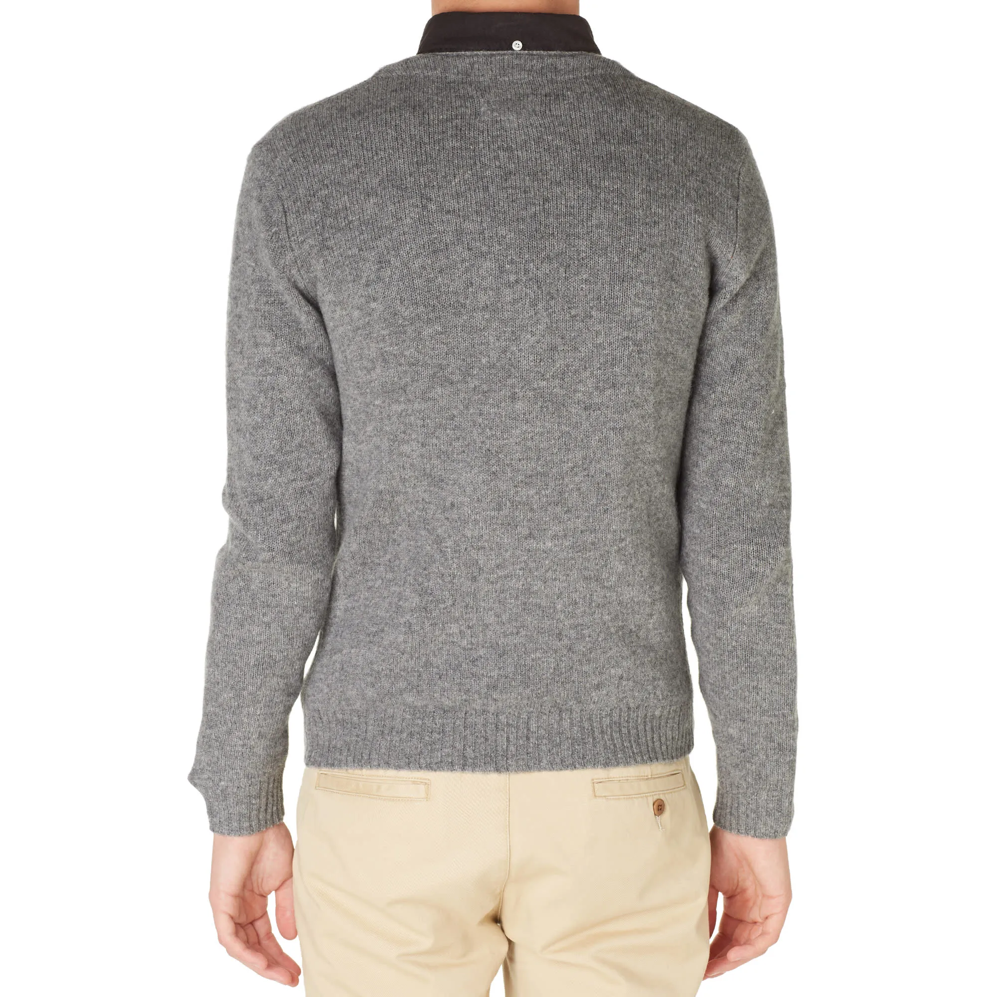 GANT Rugger Five Button CardiganLight Grey