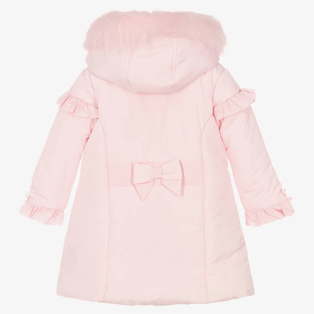 Girls Pink Padded Coat