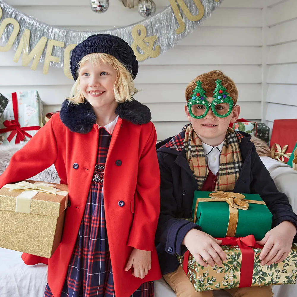 Girls Red Traditional Coat