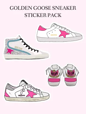 Golden Goose Sneaker Sticker Pack