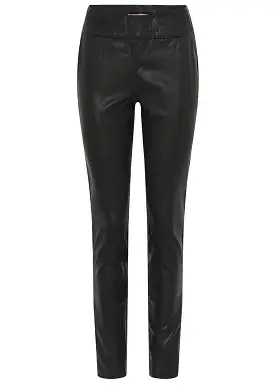 Gustav Dara stretch leather pants 50008 Skindbukser - Black