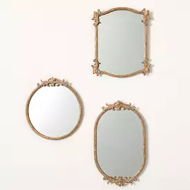 Heirloom Ornate Mirror Trio