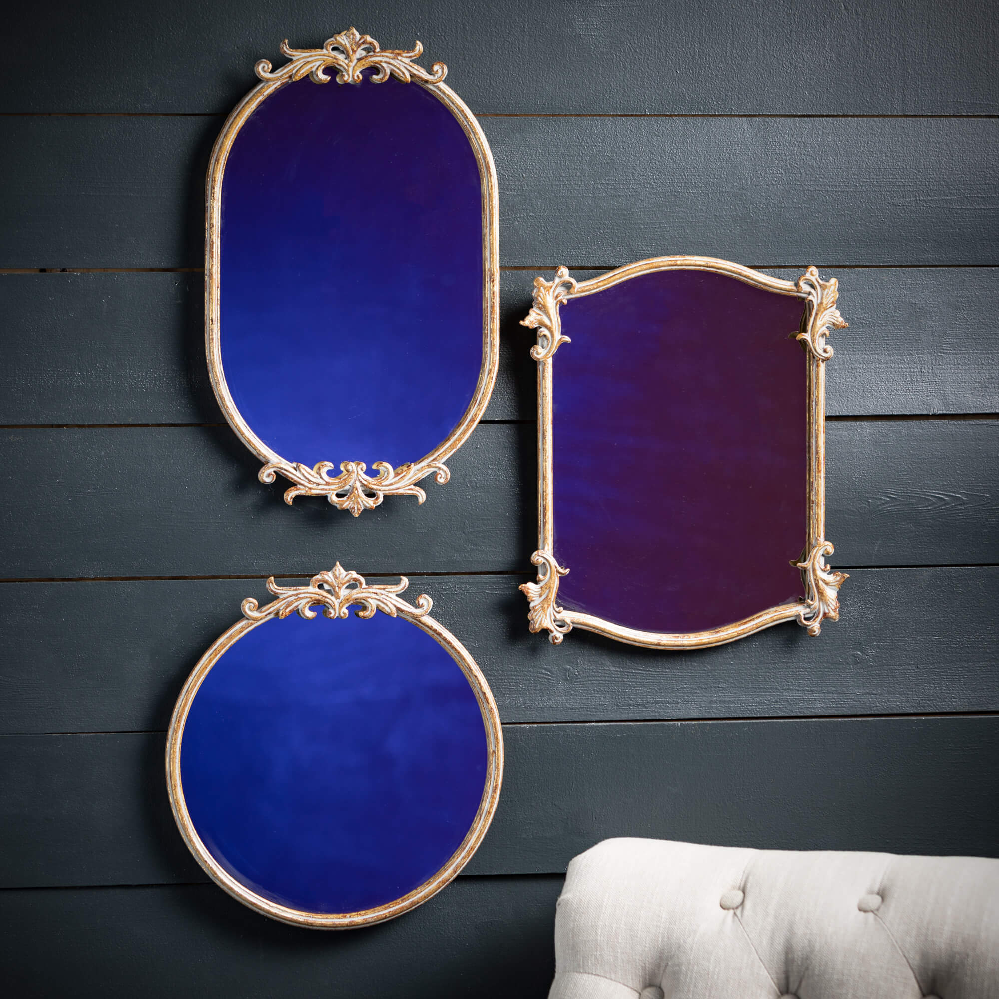 Heirloom Ornate Mirror Trio