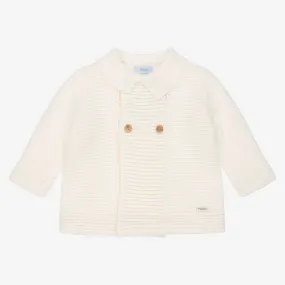 Ivory Knitted Pram Coat