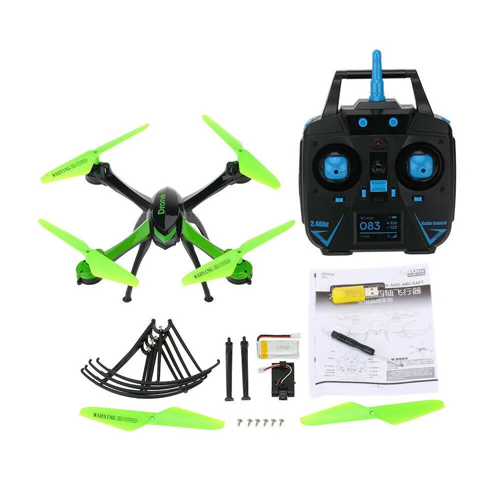 JJR/C H98 2.4G 4CH 6-Axis Gyro RC Quadcopter 3D Flip Auto-Return CF Mode Fu T8M9