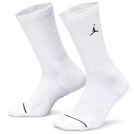 Jordan Everyday Crew Socks Three Pack White - SS24