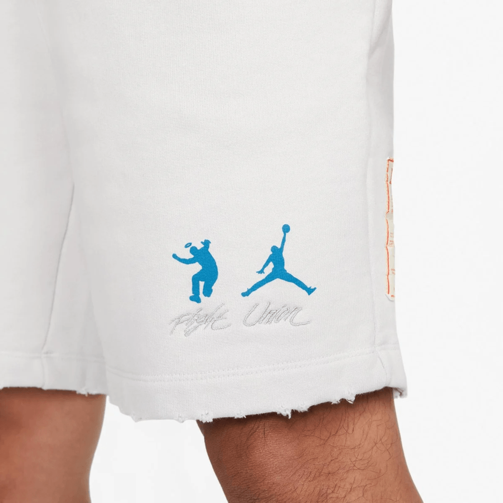 Jordan x Union Fleece Shorts Photon Dust