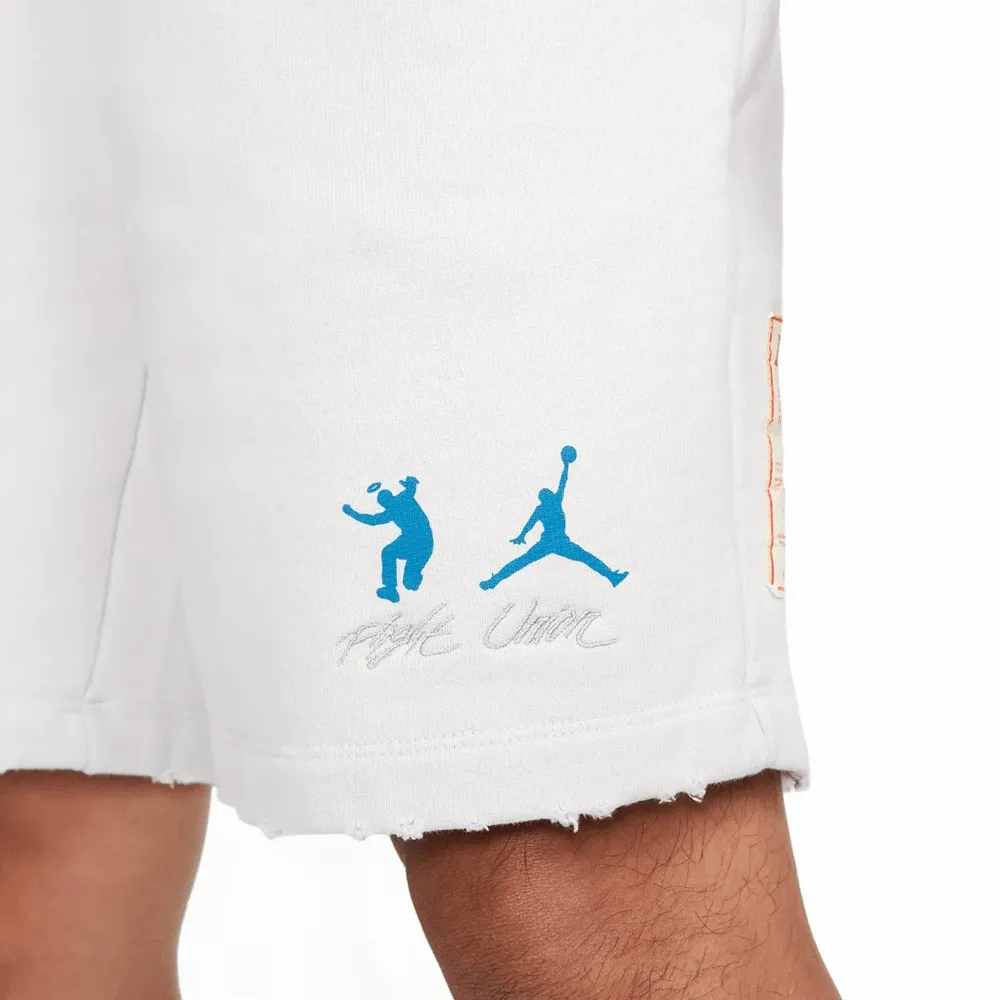 Jordan x Union Fleece Shorts Photon Dust