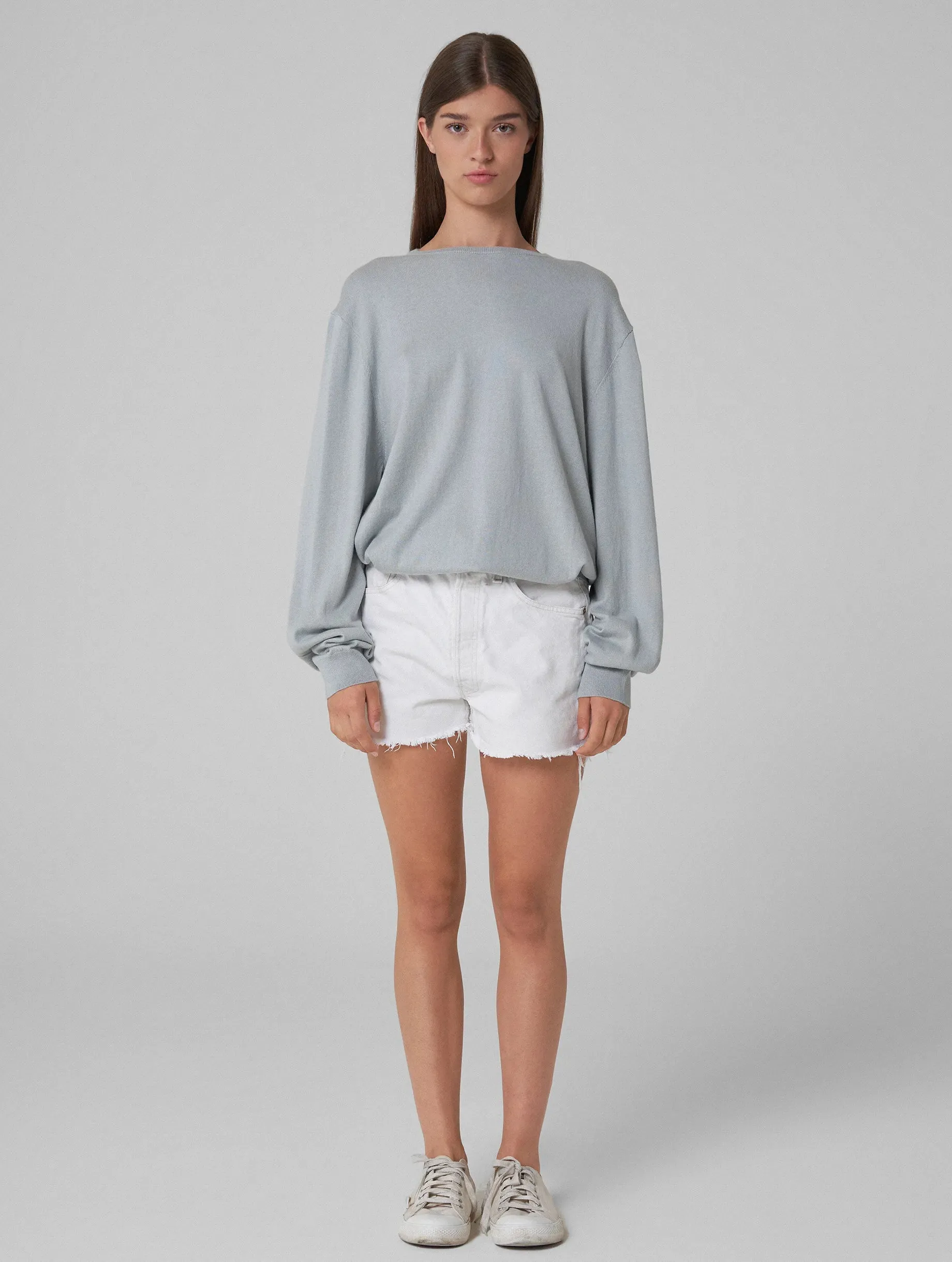 KALA crew-neck sweater blue