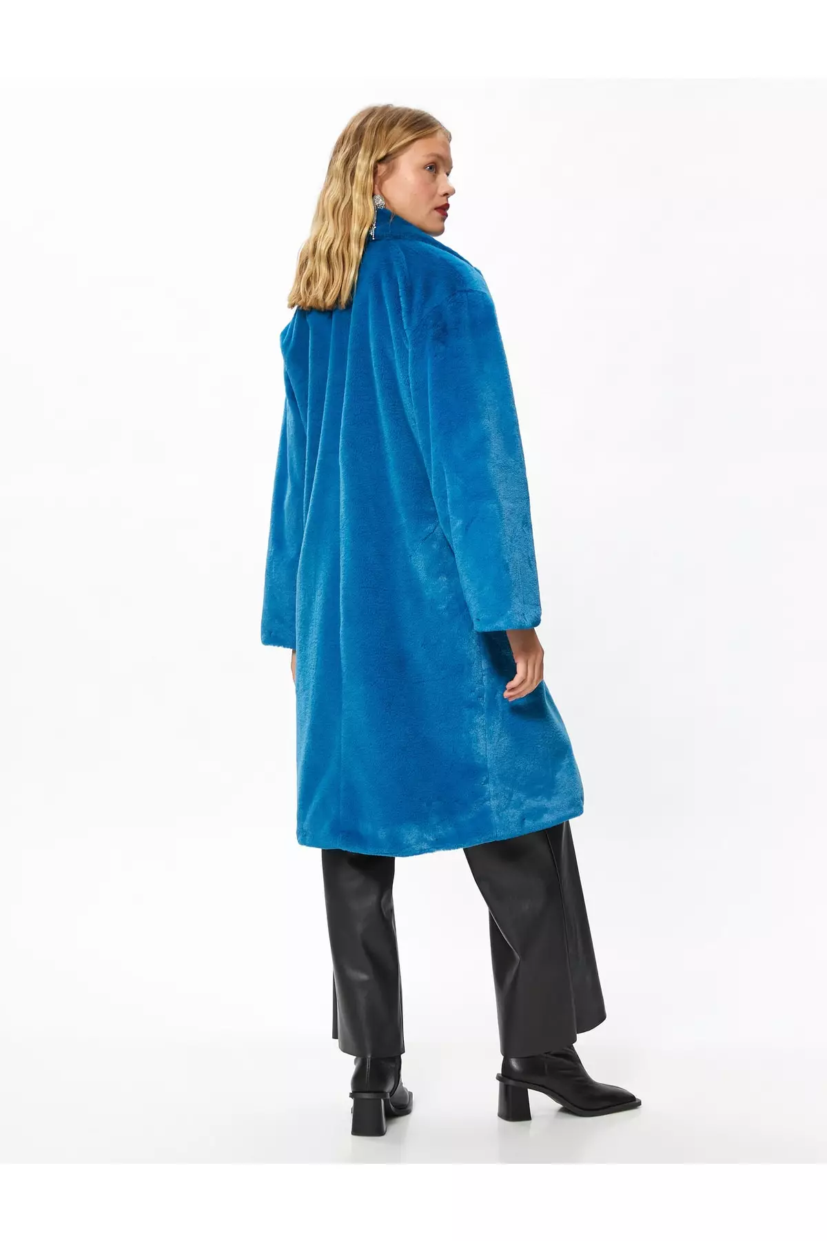 KOTON Long Plush Coat